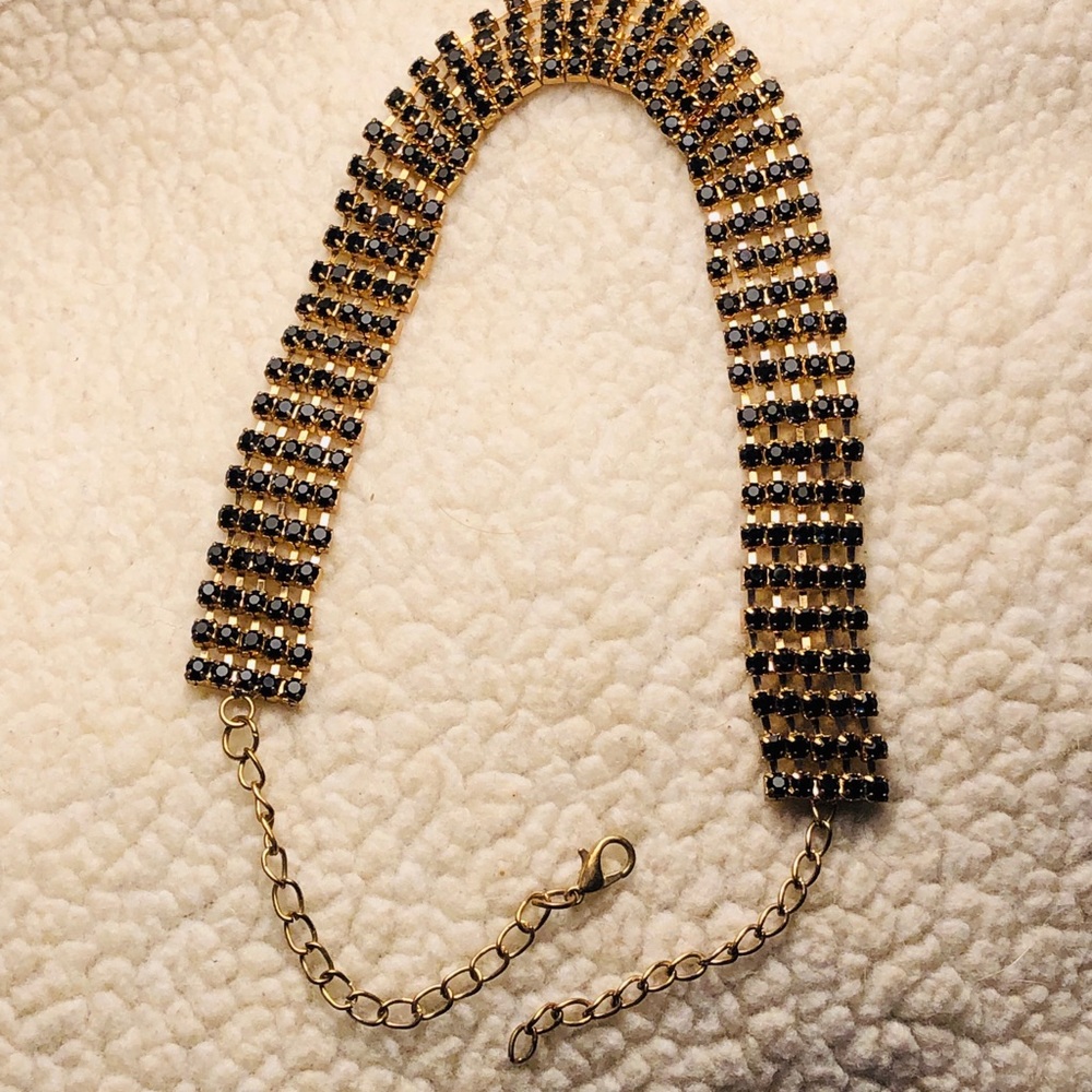 Garnet Studded Choker Necklace